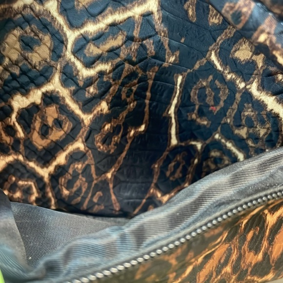 Victorias Secret Leopard Backpack with chain detail main image 5